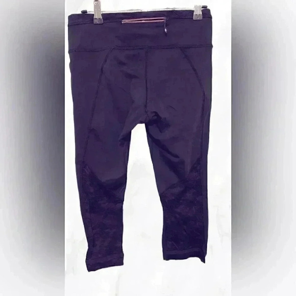 Lululemon Tight Stuff Crop with camo mesh detail black 27" 6 - Picture 3 of 4